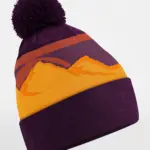 11669 - Mountain Peaks Pom Pom Beanie, desert peaks — productfoto 2