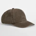 11969 - Relaxed 5 Panel Vintage Cap, vintage brown — productfoto 5