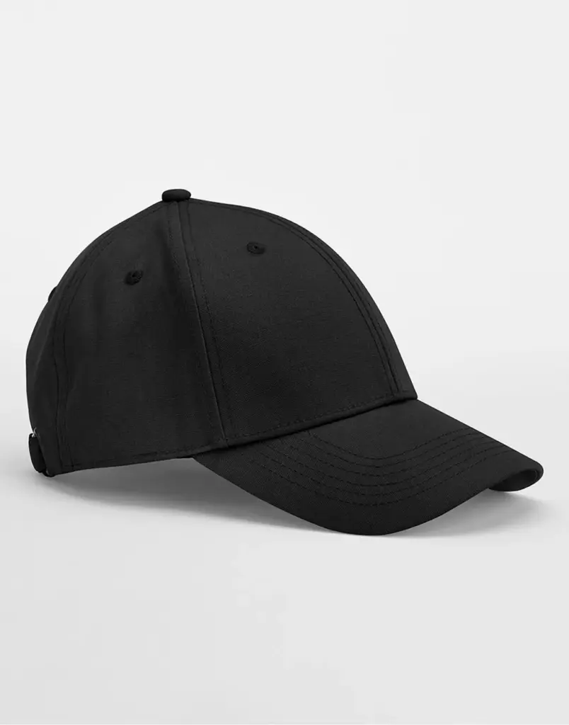 12069 - EarthAware® Organic Cotton Canvas 6 Panel Cap, black