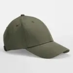12069 - EarthAware® Organic Cotton Canvas 6 Panel Cap, olive green — productfoto 3