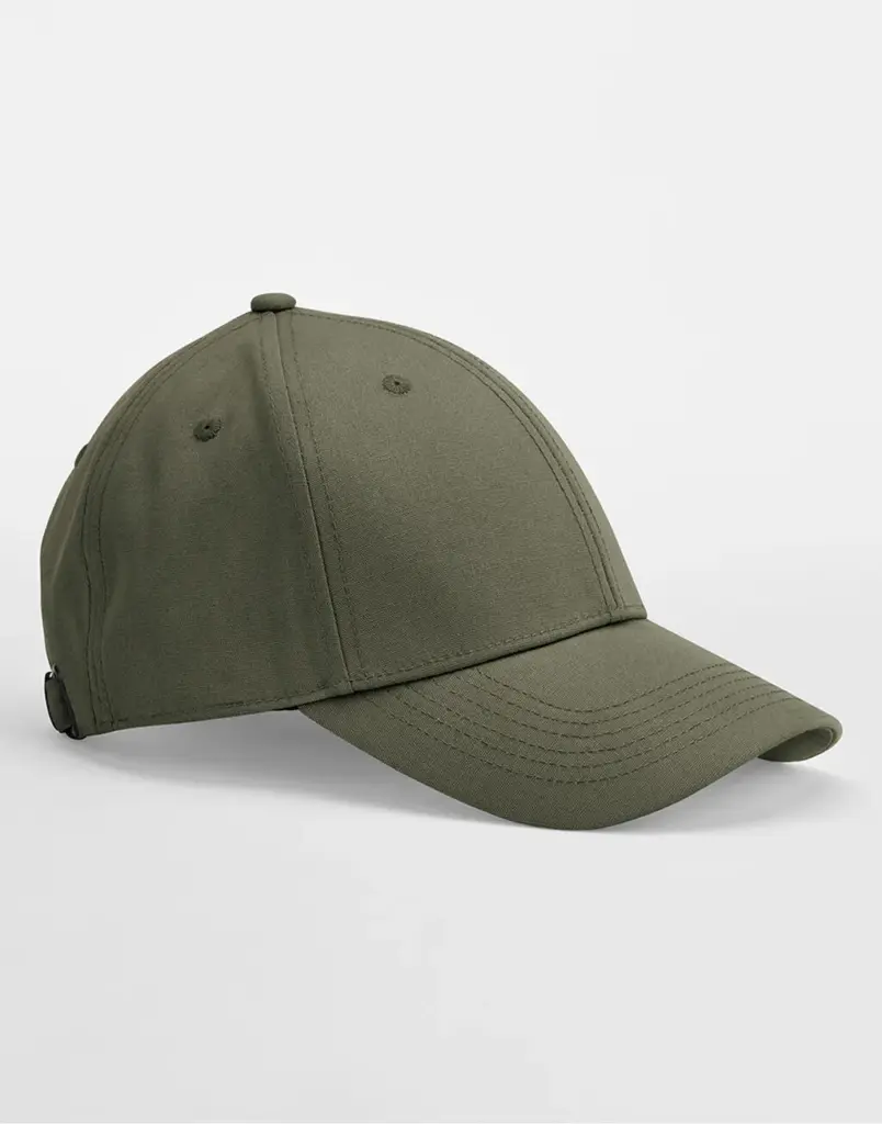 12069 - EarthAware® Organic Cotton Canvas 6 Panel Cap, olive green — productfoto 3