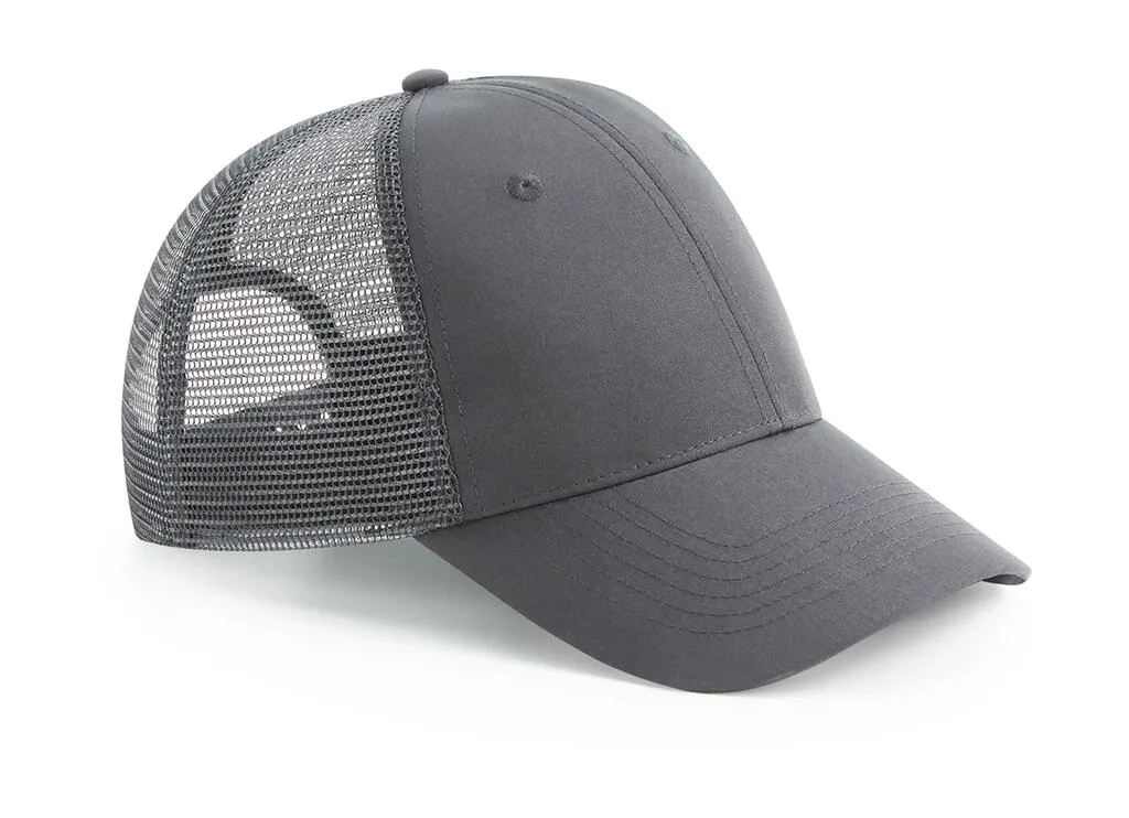 124_69_131_f-2022_01jpg - Hidalgo 12469 - Recycled Urbanwear 6 Panel Snapback Trucker, graphite grey — productfoto 2
