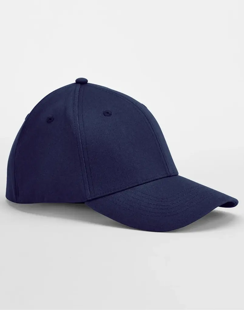 12669 - EarthAware® Organic Cotton Stretch-Fit Cap, oxford navy — productfoto 3