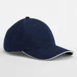 12869 - EarthAware® Clas. Org. Cotton 6 Panel Sandwich P., french navy / white — productfoto 4