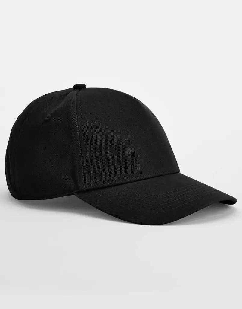 13069 - EarthAware® Clas. Org. Cotton 5 Panel Cap, black — productfoto 2
