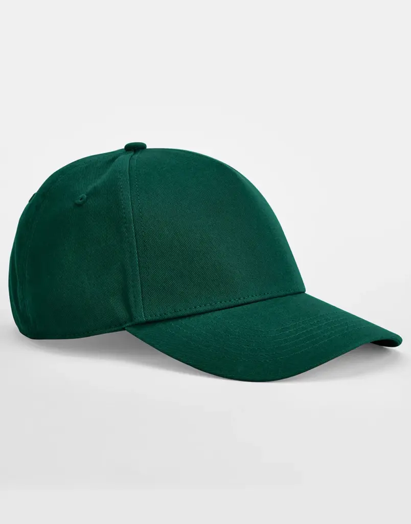 13069 - EarthAware® Clas. Org. Cotton 5 Panel Cap, bottle green — productfoto 7