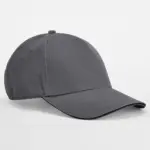 13169 - EarthAware® Clas. Org. Cotton 5 Panel Sandwich Peak, graphite grey / black — productfoto 3