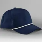 13269 - Rope Detail Golf Cap, navy / white — productfoto 3