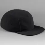 13369 - Recycled Fleece Outdoor Camper Cap, black — productfoto 2