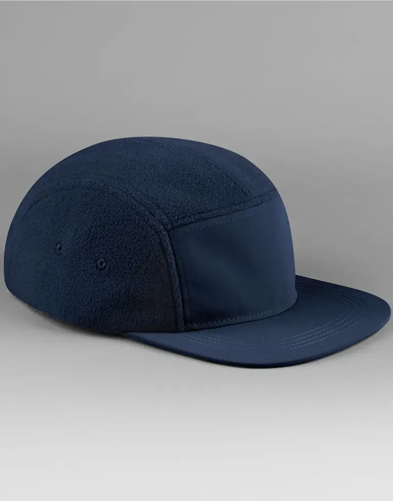 13369 - Recycled Fleece Outdoor Camper Cap, navy — productfoto 3