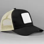 13469 - Appliqué Patch 5 Panel Trucker, black/stone — productfoto 2