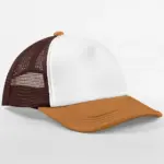13569 - Retro 5 Panel Trucker, chocolate / dark amber — productfoto 3