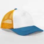13569 - Retro 5 Panel Trucker, sunflower / heritage blue — productfoto 2