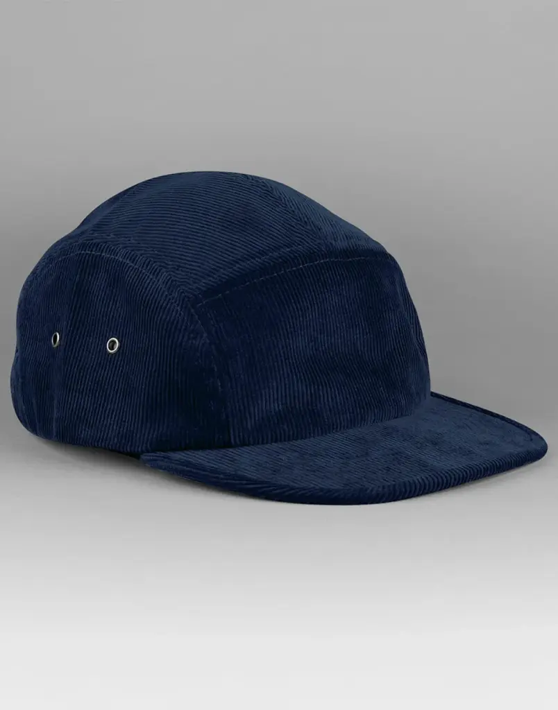 13769 - EarthAware® Organic Cord Camper Cap, oxford navy — productfoto 3