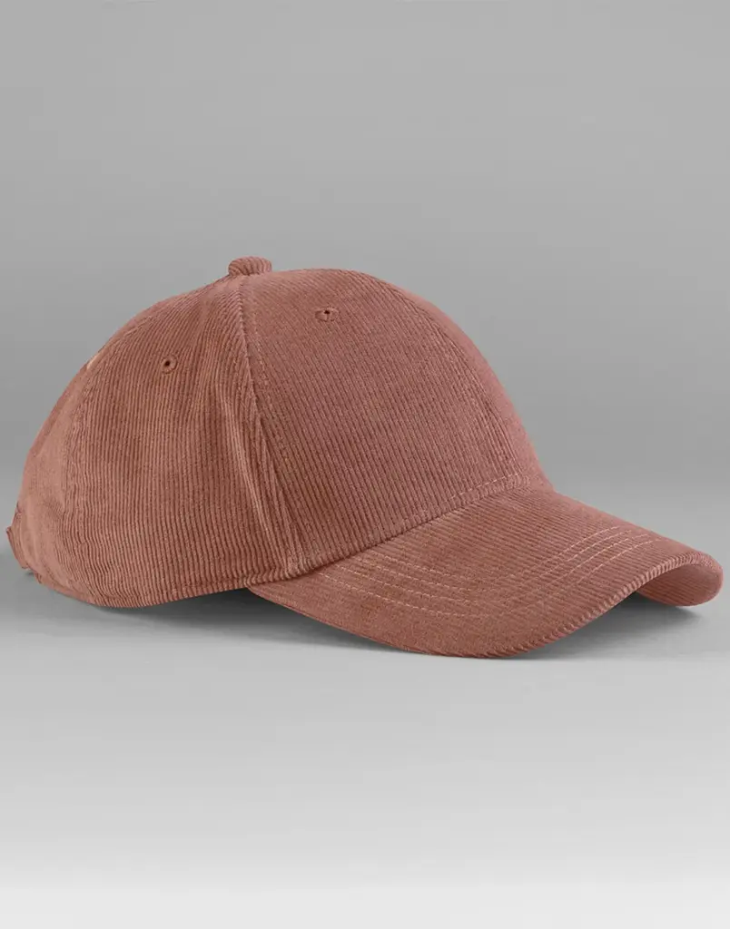 13869 - EarthAware® Organic Cord Baseball Cap, redwood — productfoto 6