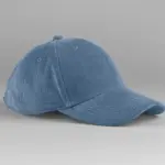 13869 - EarthAware® Organic Cord Baseball Cap, slate blue — productfoto 4