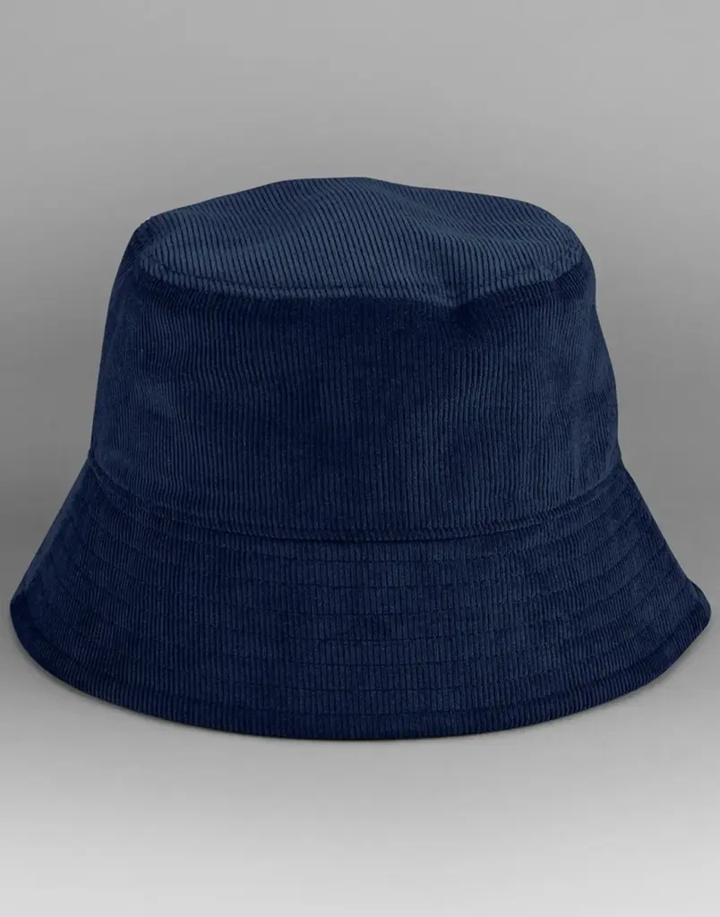 13969 - EarthAware® Organic Cord Bucket Hat, oxford navy — productfoto 3
