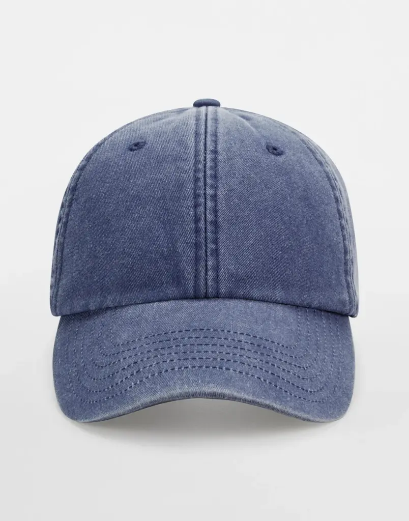 14469 - Junior Low Profile Vintage Cap, vintage denim — productfoto 2