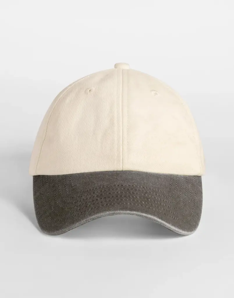 14769 - Contrast Peak Low Profile Vintage Cap, natural / vintage brown — productfoto 2
