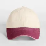 14769 - Contrast Peak Low Profile Vintage Cap, natural / vintage red — productfoto 5