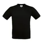 14942 - Exact V-neck T-Shirt, black — productfoto 2