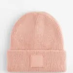 15069 - Kids Deep Cuffed Tonal Patch Beanie, peach — productfoto 4