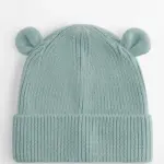 15169 - Organic Baby Bear Beanie, dusty turquoise — productfoto 3