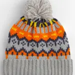 15769 - Retro Ski Beanie, glacier grey — productfoto 3
