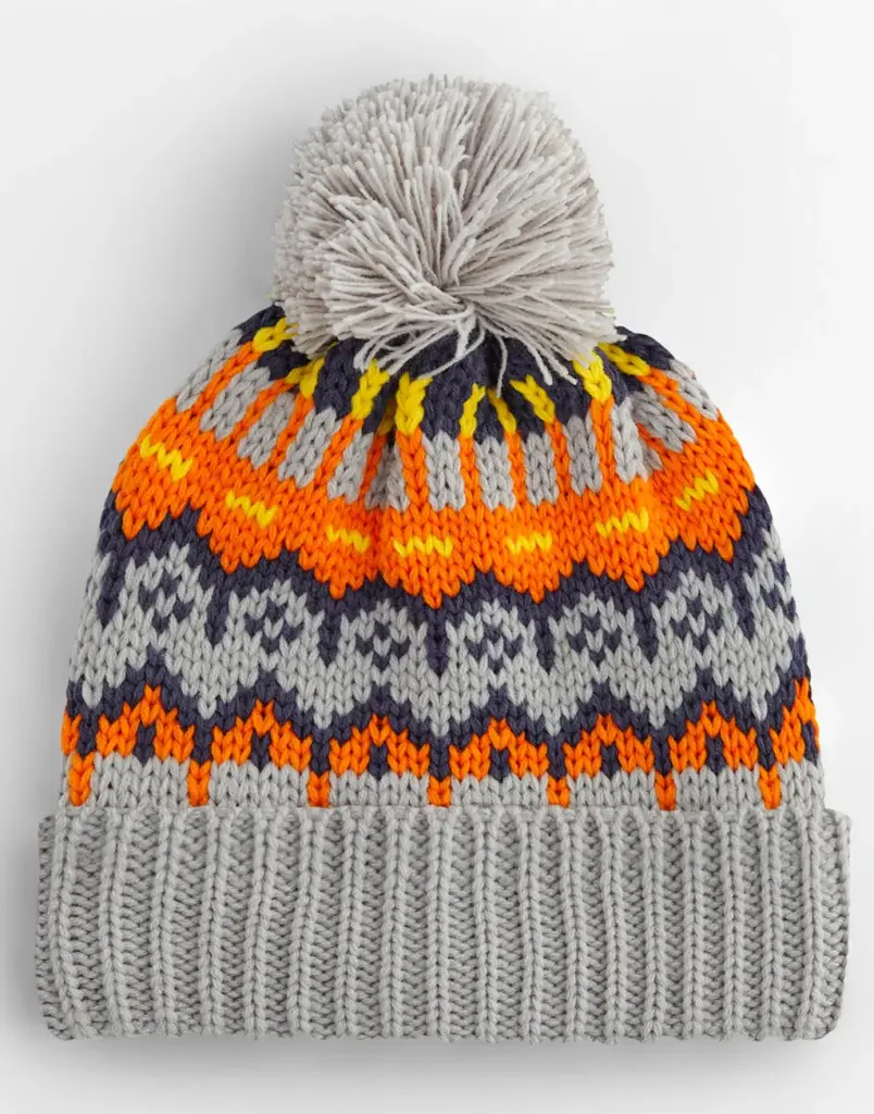 15769 - Retro Ski Beanie, glacier grey — productfoto 3