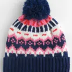 15769 - Retro Ski Beanie, snow blossom