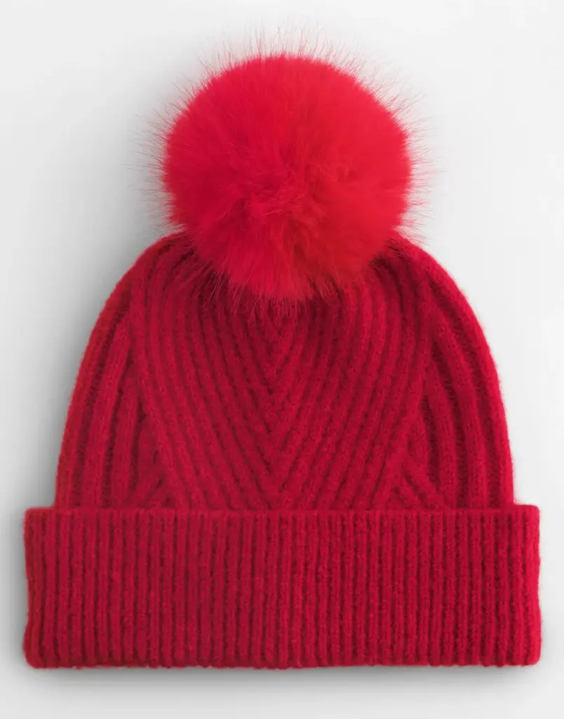 15869 - Snow Luxe Beanie, classic red — productfoto 4