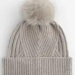 15869 - Snow Luxe Beanie, natural stone — productfoto 2