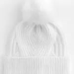 15869 - Snow Luxe Beanie, white