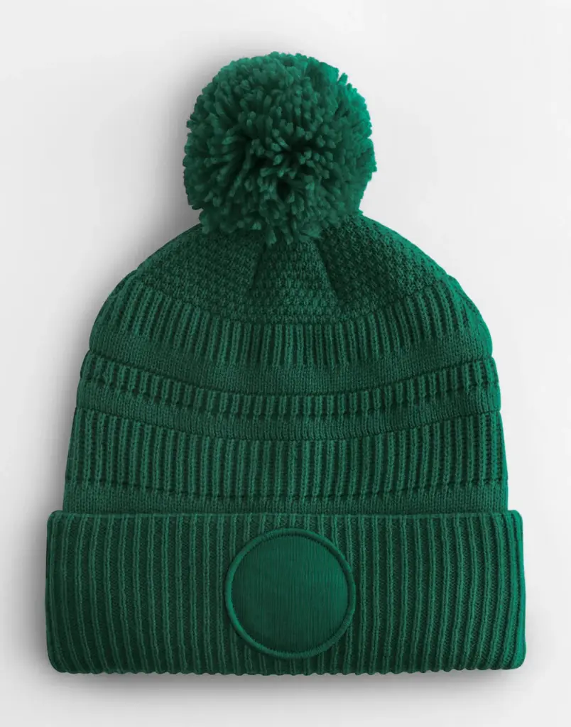 15969 - Fan Patch Beanie, bottle green — productfoto 6