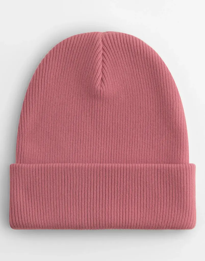 16369 - Organic Cotton Original Cuffed Beanie, rose pink — productfoto 5