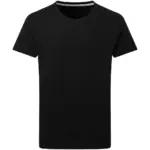 17052 - Signature Tagless Tee Men, dark black — productfoto 3