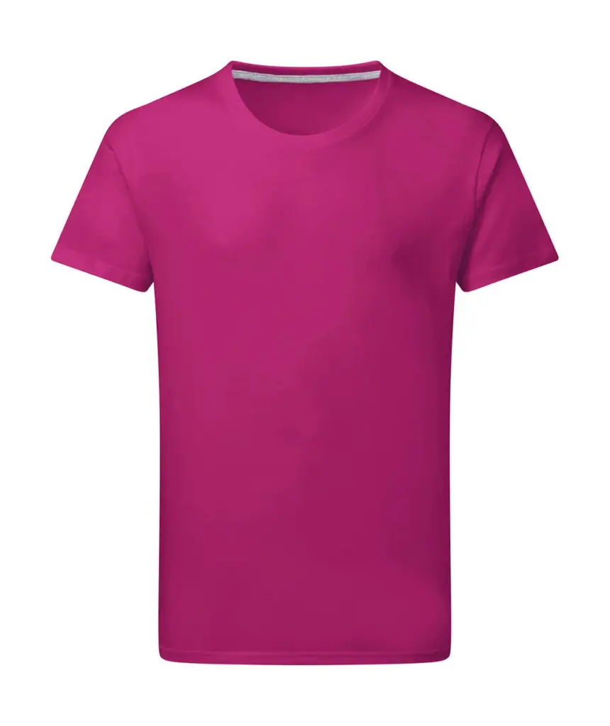 17052 - Signature Tagless Tee Men, dark pink — productfoto 18
