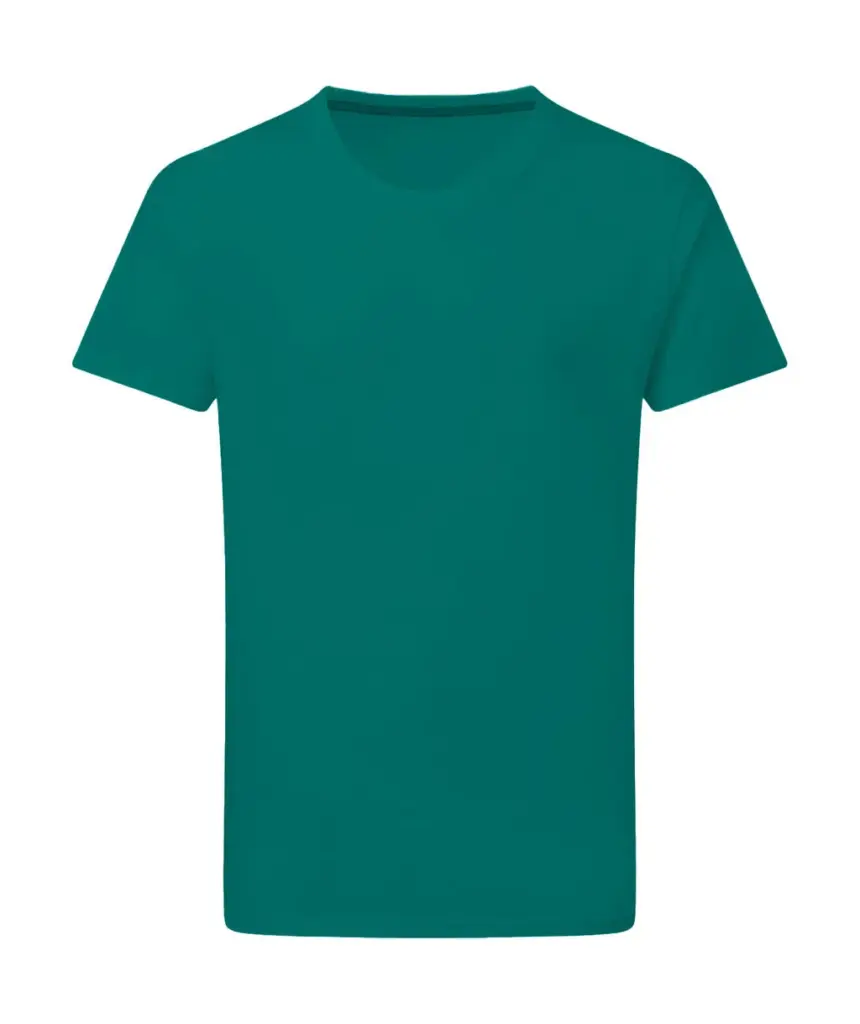17052 - Signature Tagless Tee Men, emerald green — productfoto 26