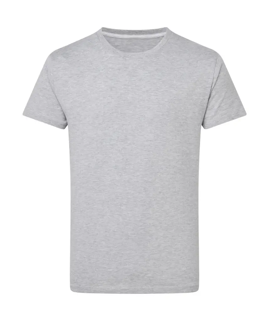 17052 - Signature Tagless Tee Men, light oxford — productfoto 33
