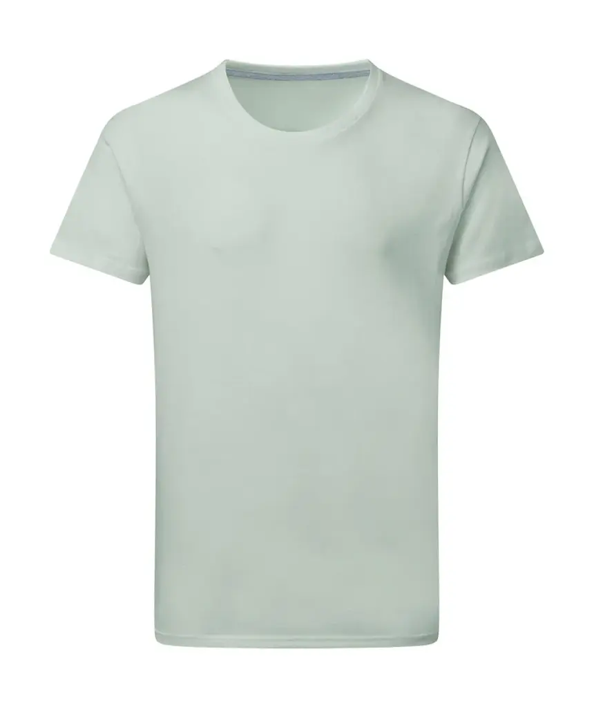 17052 - Signature Tagless Tee Men, mercury grey — productfoto 4