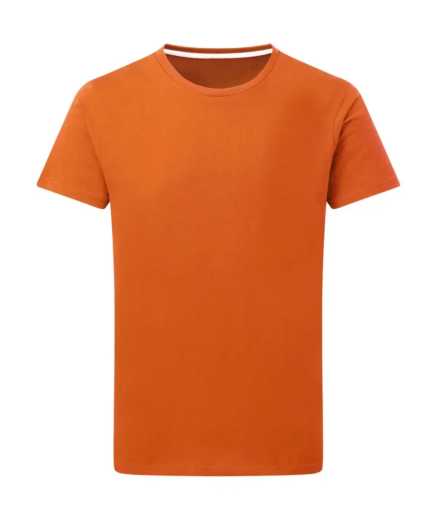 17052 - Signature Tagless Tee Men, orange — productfoto 15