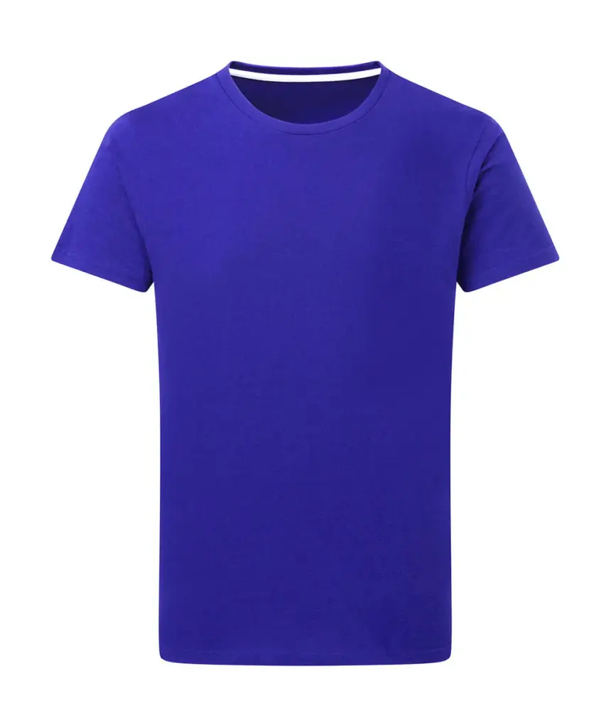 17052 - Signature Tagless Tee Men, royal blue — productfoto 7
