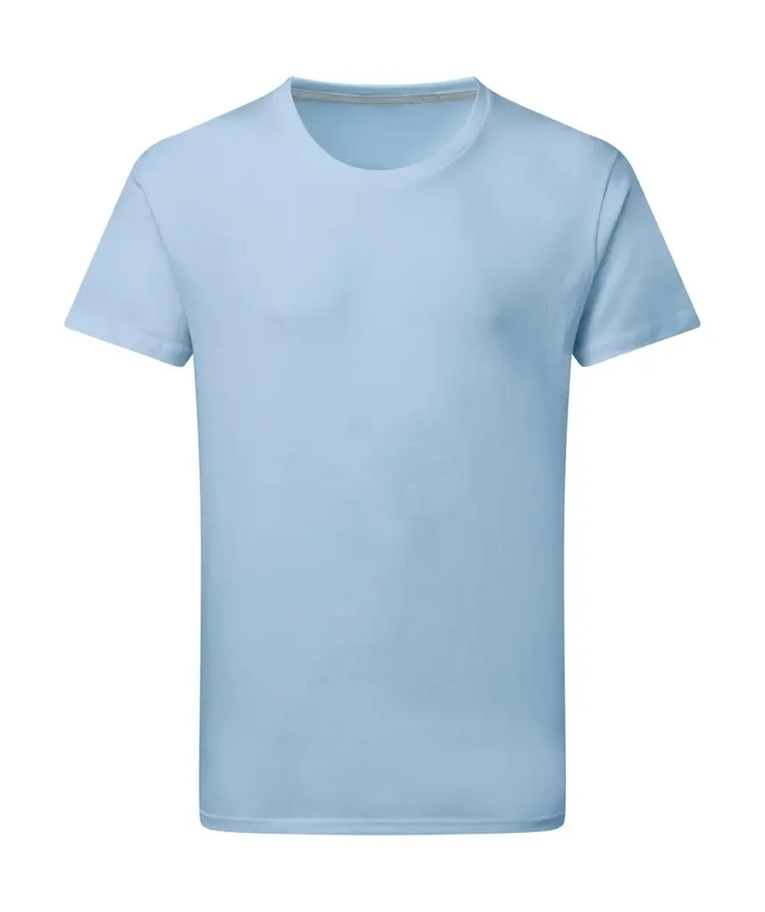 17052 - Signature Tagless Tee Men, sky — productfoto 10