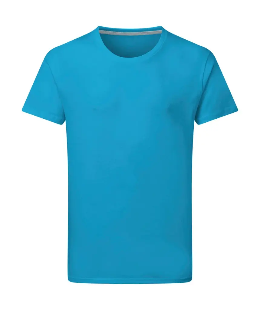 17052 - Signature Tagless Tee Men, turquoise — productfoto 25