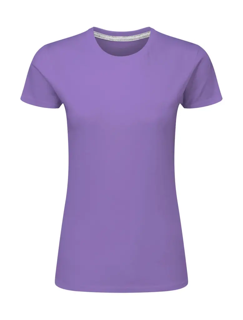 17152 - Signature Tagless Tee Women, aster purple — productfoto 10