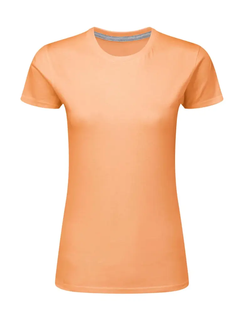 17152 - Signature Tagless Tee Women, cantaloupe — productfoto 15