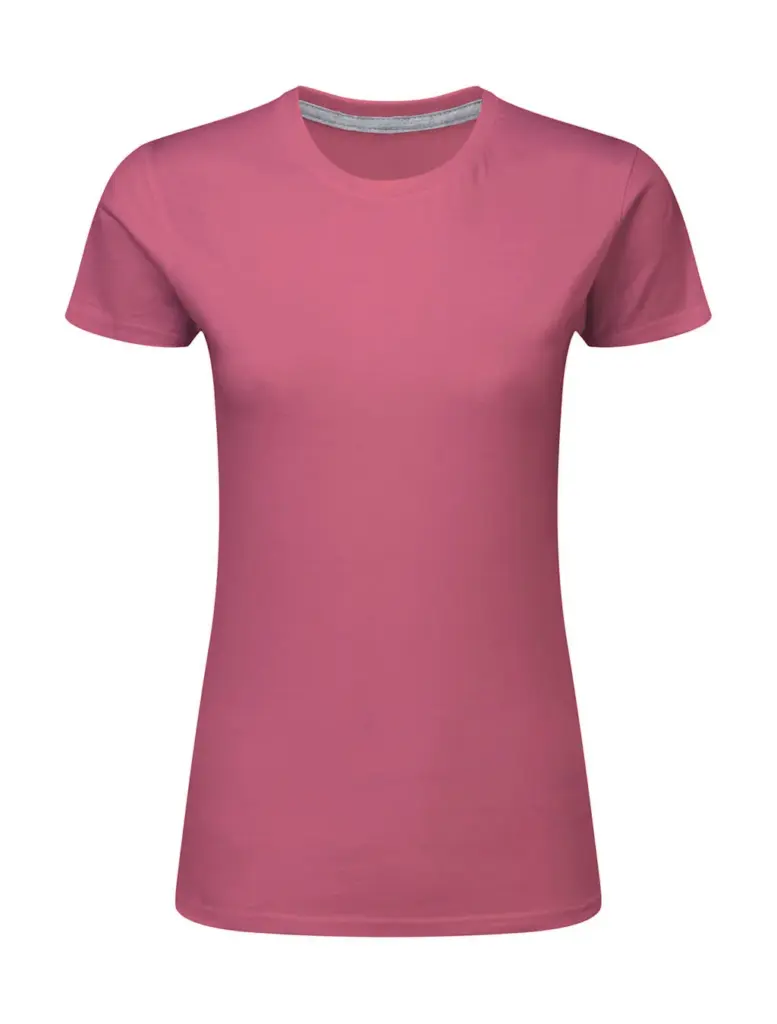 17152 - Signature Tagless Tee Women, cassis — productfoto 13