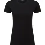17152 - Signature Tagless Tee Women, dark black — productfoto 3