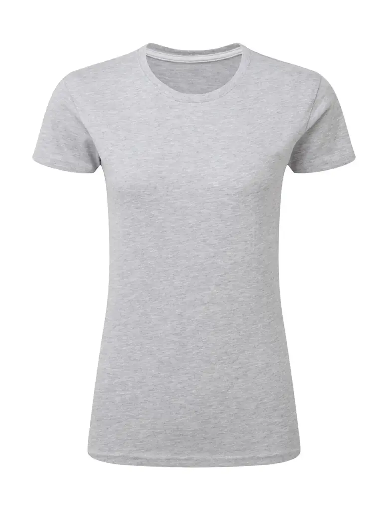 17152 - Signature Tagless Tee Women, light oxford — productfoto 22
