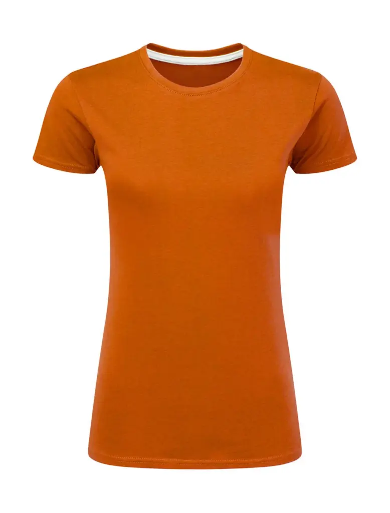 17152 - Signature Tagless Tee Women, orange — productfoto 14